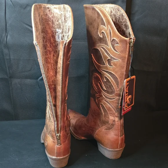 Ariat Brown Heeled Boots - Picture 16 of 16